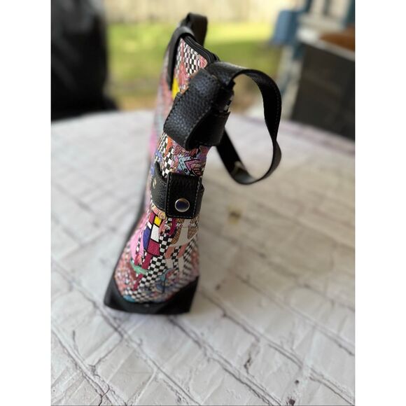 Sydney Love Hip Chic Large Hobo Bag Fashion Model Print Colorful Maximalist NWT - Picture 14 of 15